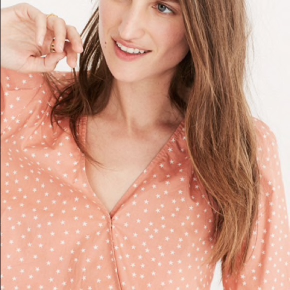 Madewell Wrap Top in Starscatter XXS - Picture 3 of 6